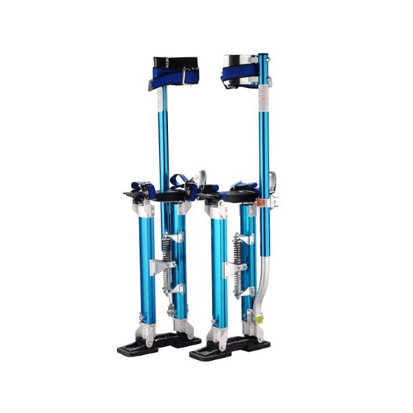 Fleming Supply 1117 Fleming Supply "Tall Guyz" Professional 18"-30" Blue Drywall Stilts, Sheetrock Painting/Cleaning 799785JGN - main